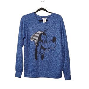 Disney’s Hipster Goofy Pullover Long Sleeve Top Small